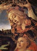 The Madonna and the Nino with angeles Sandro Botticelli